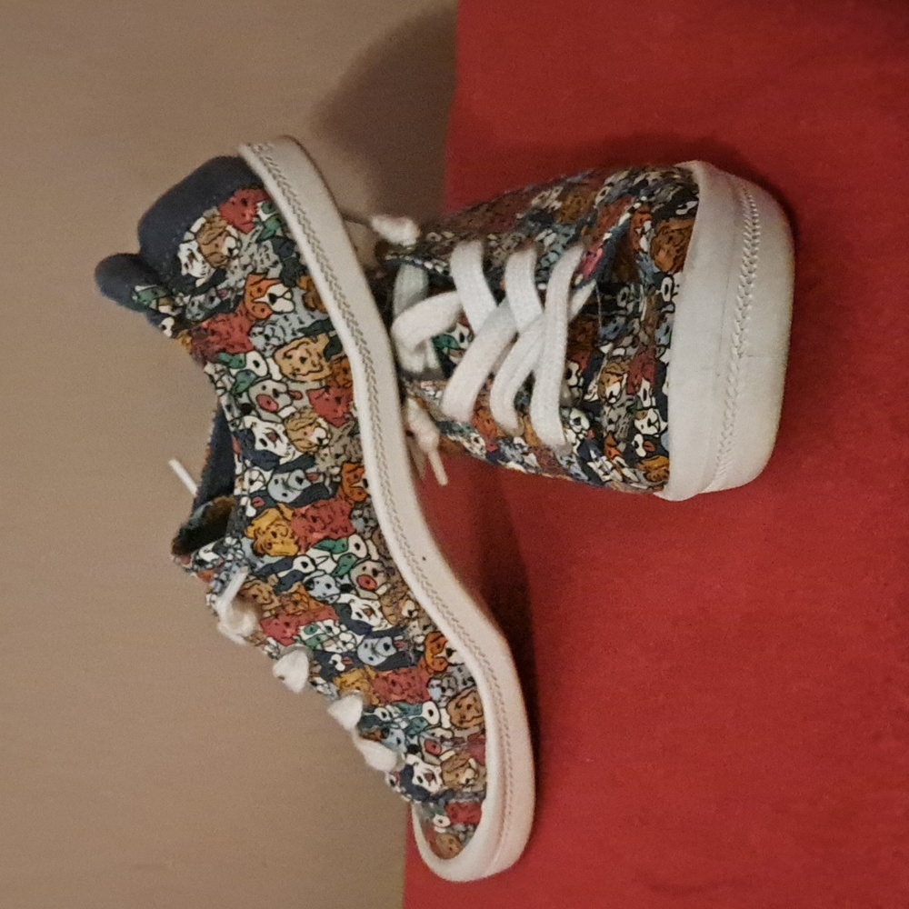 Bob's by Skechers Dog Print Memory Foam Sneakers